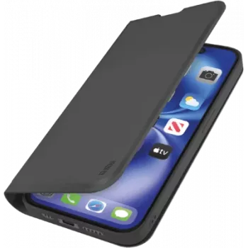 Wallet Stand SBS TEWALIPSE25K for iPhone SE 2025 — black, wallet + kickstand