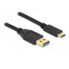USB Cable DeLOCK SuperSpeed USB 3.2 Gen 2 Type-A to Type-C 3 m