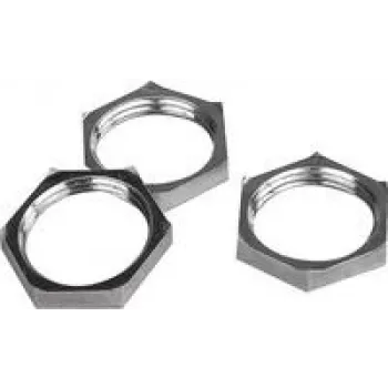 Lock nut Lapp M32 brass, chrome finish, diameter 4.15 cm — pack of 50
