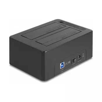 DeLOCK USB Dual Docking Station for 2 x SATA HDD SSD Clone Function Card Reader