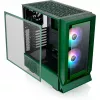 Ceres 350 MX , Tower-Enclosure Dark Green, Tempered Glass x 2