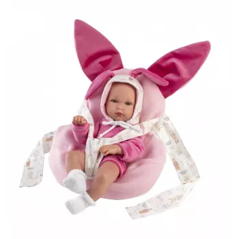 Baby doll Llorens 35 cm vinyl with realistic features and soft body