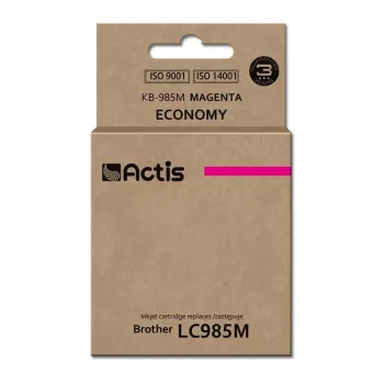 Ink cartridge ACTIS KB-985M compatible for Brother LC-985M Magenta 19.5 ml, Standard Yield