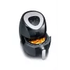 Severin 2430 Single 3.2 L Stand-alone 1500 W Hot air fryer Black, Stainless steel