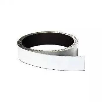 Magnetic tape Franken LS15 15 mm x 10 m, white, thickness 0.8 mm