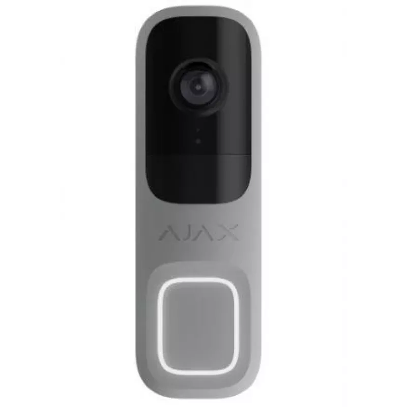 Video doorbell Ajax 8EU ASP Grey 4MP with AI PIR sensor