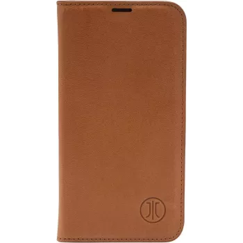 JT Berlin genuine leather BookCase Tegel | Apple iPhone 17 Pro Max | cognac | 11130 (11130)