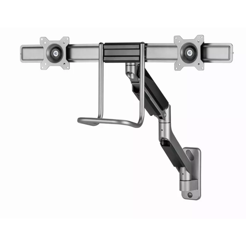 Gembird Adjustable wall 2-display mounting arm 17''-32'' up to 8 kg MA-WA2-02