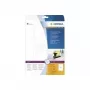 HERMA SuperPrint - Selbstklebende undurchsichtige CD/DVD-Etiketten - weiß - 166 mm rund - 50 Stck. (25 Bogen x 2) (5115)