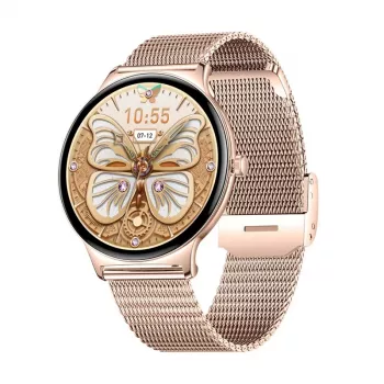 Smartwatch Colmi V89 Stainless Steel Gold with Bluetooth and Heart Rate Monitor