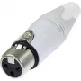 Neutrik NC3FXX-WT - XLR - Black - Stainless Steel - White - Bronze - polyamide - Polyoxymethylen (POM) - polyurethane - zinc - IP40 - 2,5 mm² - 1,5 V (NC3FXX-WT)