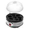 Egg cooker GreenBlue GB572 electric egg steamer 400W, capacity 7 eggs, silver, adjustable hardness