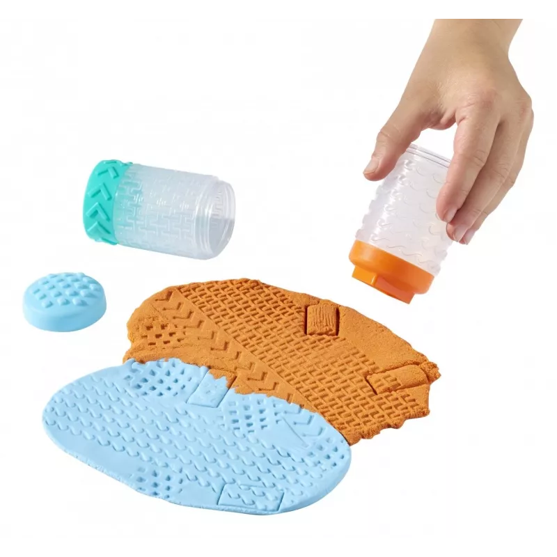 Plastic mass Wonder Factory Never Dry Dough, Light Blue, Orange