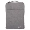 Manhattan Seattle Laptop Sleeve 15.6 inch, Grey, Padded, Extra Soft Internal Cushioning, Main Compartment with double zips, Zippered Front Pocket, Carry Loop, Water Resistant and Durable, Notebook Slipcase, Three Year Warranty