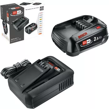 Battery Starter-Set 18V 1x 2,5Ah + Fast Charger AL 18V-44 (black, Lithium-Ion Battery 2,5Ah, POWER FOR ALL ALLIANCE)