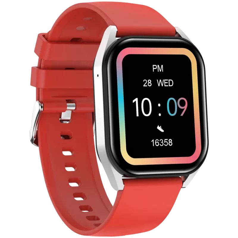 Smart Watch CANYON Chatter SW-58 BT-CALL Silver Red