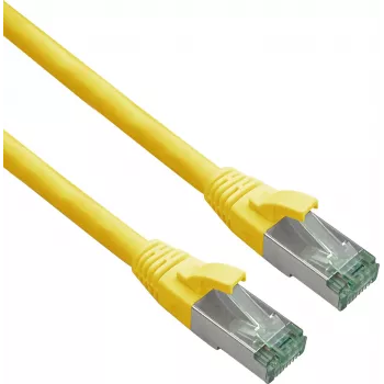 Networking Cable Helos 363702 RJ-45 Cat7 0.15 m Green Yellow