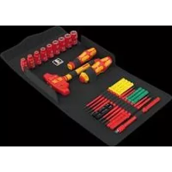Mechanics Tool Set Wera 05006632001 25 Tools Red Yellow