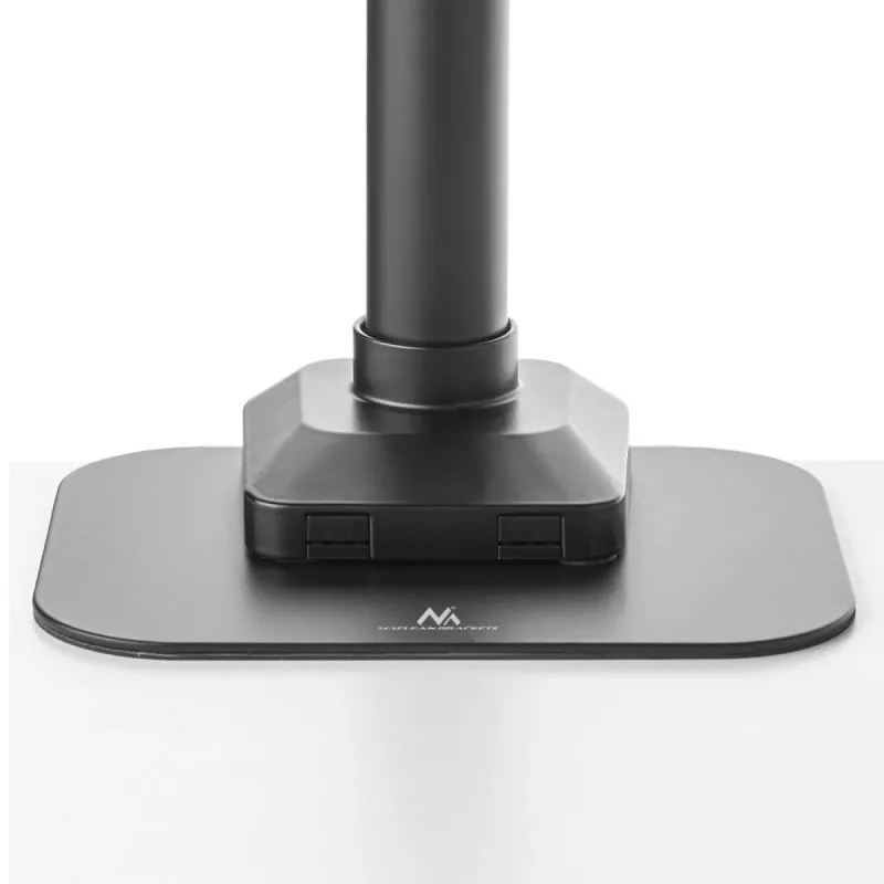 Maclean MC-929 Tabletop Reinforcement Plate for Monitor Desk Mounts, Black