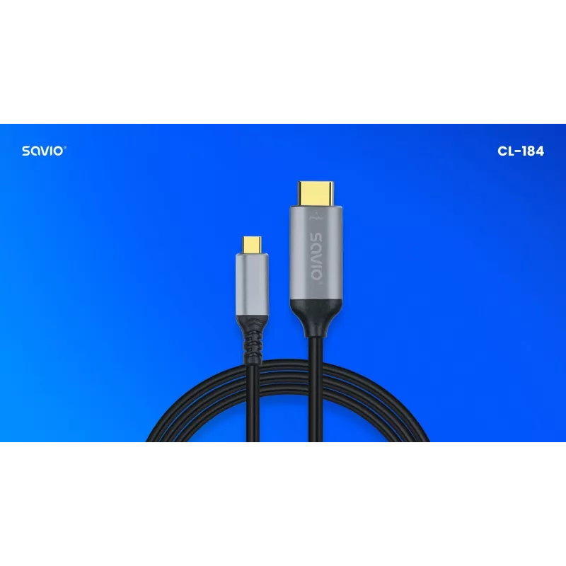 Cable USB-C to HDMI v2.0b, 3m, copper CL-184