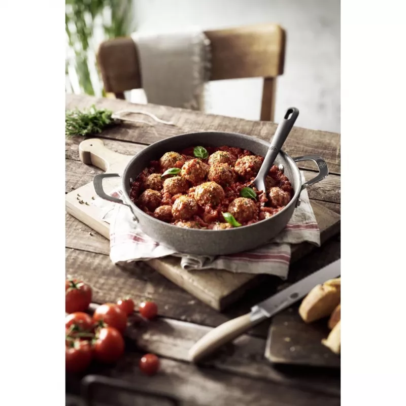 Frying Pan Ballarini Salina Granitium, Deep with 2 handles, Granite, 28 cm 75002-810-0