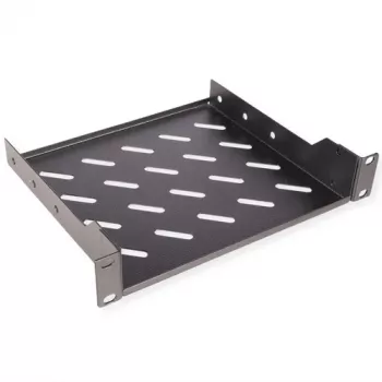 Shelf 10 inch 1U 2T ROLINE 26.21.0030 — 10-inch 1U rack shelf with 2T load