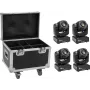Moving head spot EUROLITE TMH-S60 4x LED with carrying case