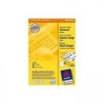 Avery - multi-purpose labels - White - 105 x 74 mm - 800 label(s) (100 Sheets x 8) - (3427)