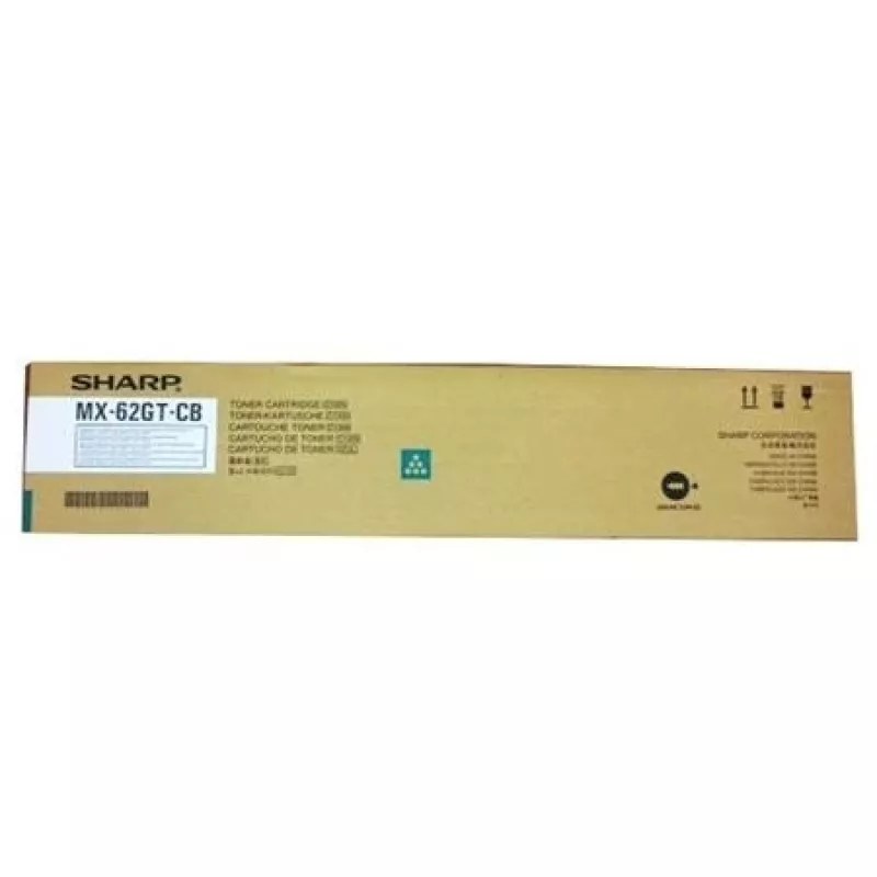 Sharp MX62GTCB toner cartridge 1 pc(s) Original Cyan