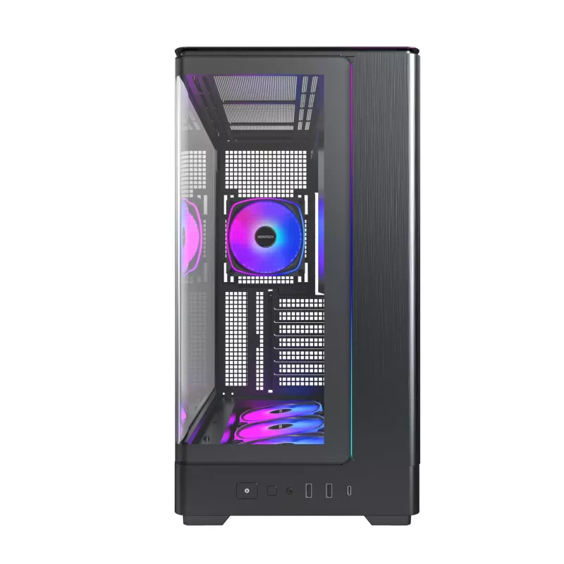 PC Case Montech KING 45 PRO Black — micro ATX / Mini-ITX, Midi Tower
