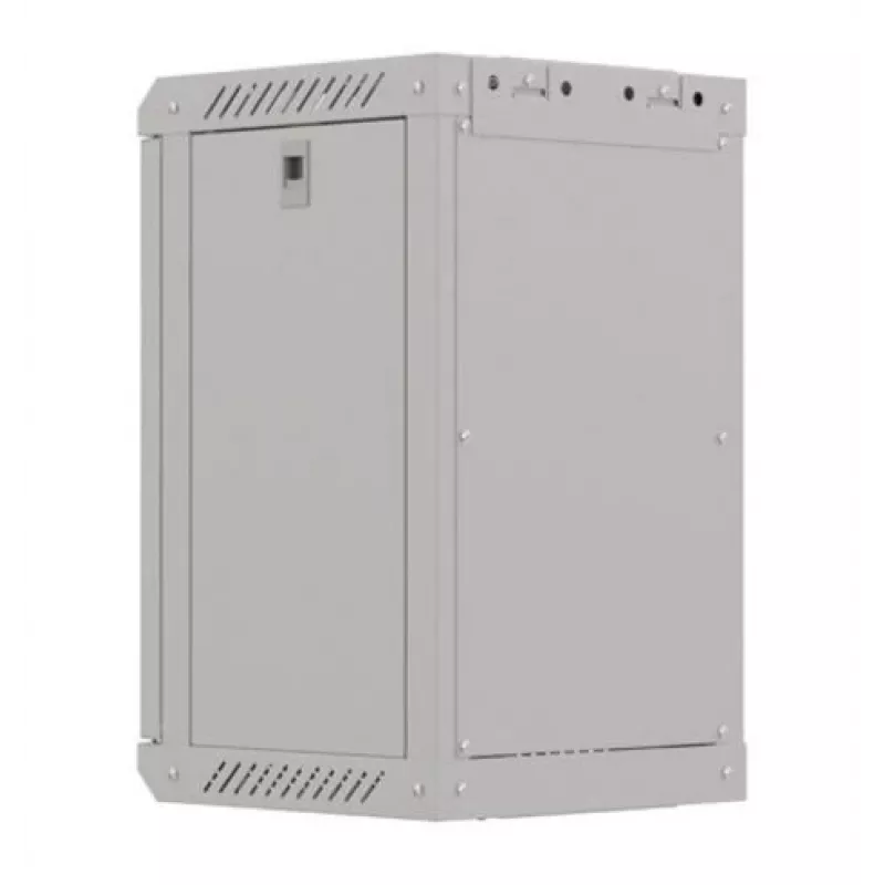 Lanberg WF11-3309-10S 9U Wall-Mount Rack Cabinet 10 inch 300x300 Grey Glass Door