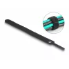 Hook & loop cable tie DeLOCK 19010 150x12mm black 10 pieces