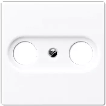 Wall plate cover JUNG A 561 PLTV WW White, duroplast, single pack