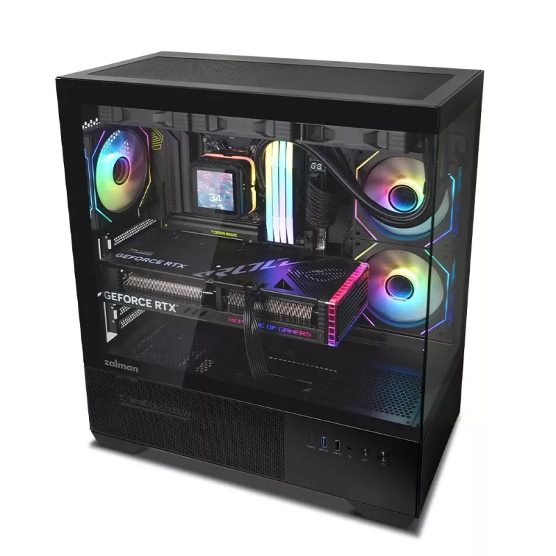 PC case CHRONIX V2 Mid Tower ARGB fan x3 black