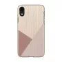 Smartphone case man and wood for iPhone XR — tulip black, protective hard shell