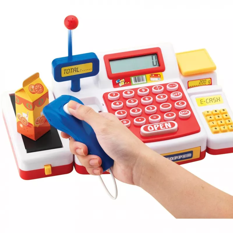 Playset Simba‑Dickie supermarket checkout with scanner model 104525700, toy cash register playset