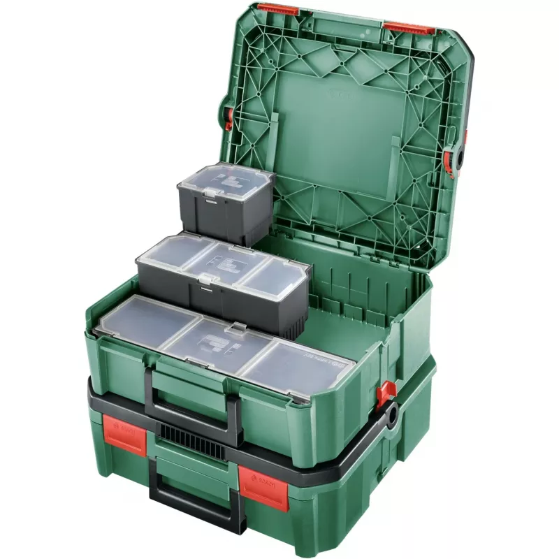 Storage box Bosch SystemBox rectangular polypropylene 105×117×84 mm Black/Grey