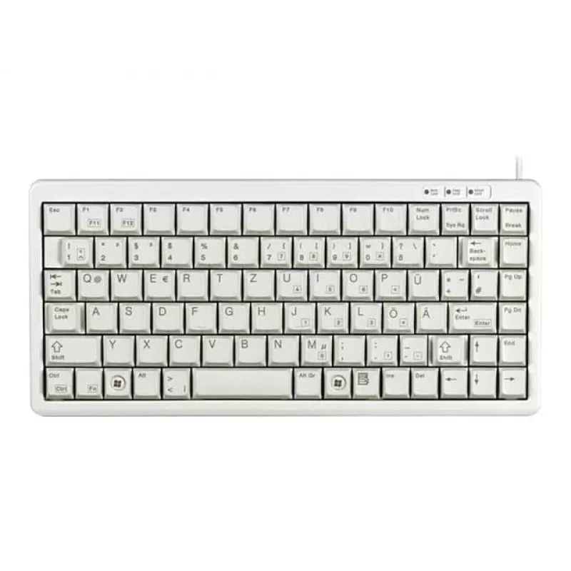 Cherry G84-4100 compact keyboard, pale grey, USB/PS/2