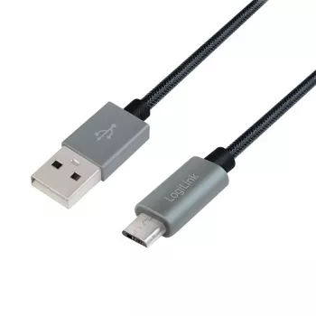 Sync and charging cable USB-A to Micro-B male 2m