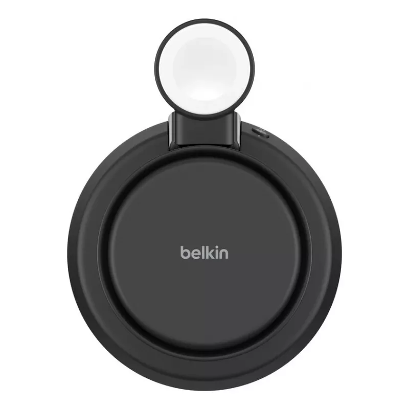 Indoor Charger Belkin UltraCharge Pro 25W Qi2 3in1 Magnetic Charger Charcoal