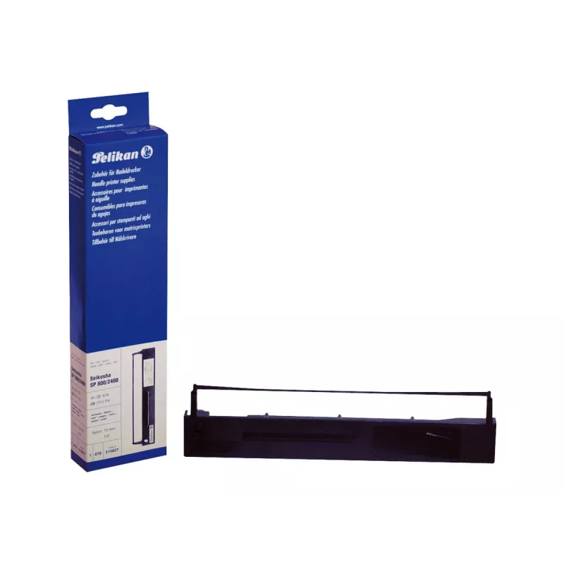 Pelikan Black - 13 mm x 14 m - Ribbon - for SEIKOSHA SL-80, SP-1000, 1200, 1600, 180, 1900, 2000, 2400, 800