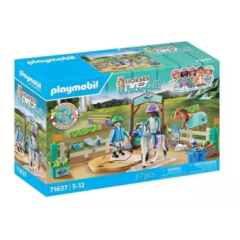Figures set Horses 71637 Modern riding school