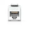 UBIQUITI CAT6 KEYSTONE JACK, 12-PACK. TOOLLESS KEYSTONE FOR TERMINATING A CAT6 ETHERNET JACK WITHOUT THE USE OF A PUNCH-DOWN OR CRIMPING TOOL