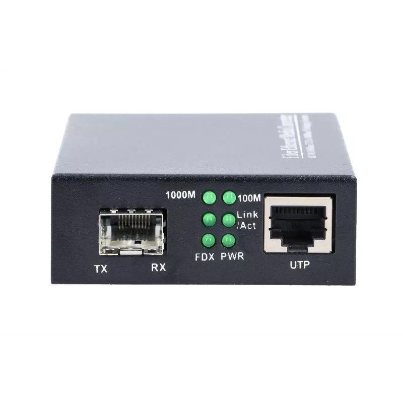 Media converter MikroTik Sedir 1x SFP 1x RJ45 1000Mb/s, max 1000 Mb/s, metal housing, 100–240V AC