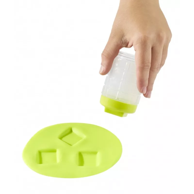 Plastic mass Wonder Factory Never Dry Dough, Lime Green, Pink