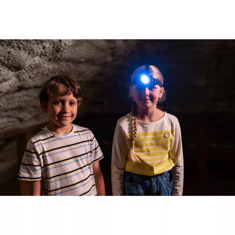 Theo Klein Children's Bosch Head Lamp with Real Light Function, Adjustable Band