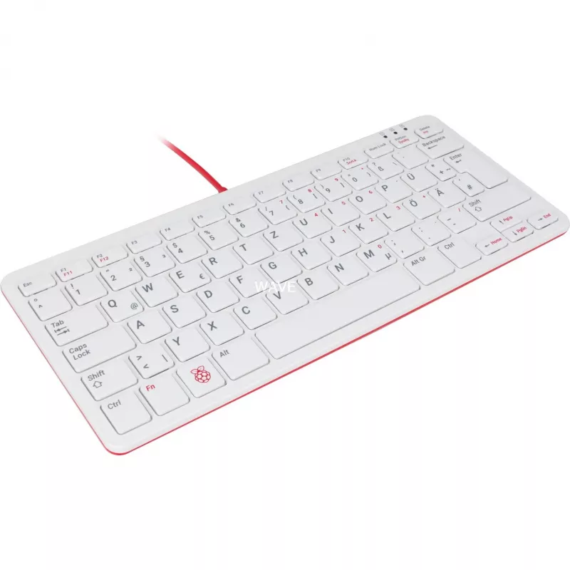 Wired USB Keyboard Raspberry PI KEYBOARD DE RB-TASTA01W — USB connection, German layout