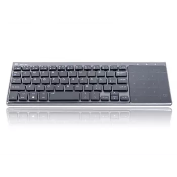 Wireless RF Full-size Keyboard TRACER TRAKLA46934, QWERTY English, 2.4 GHz Nano Receiver, Membrane, Black/Grey