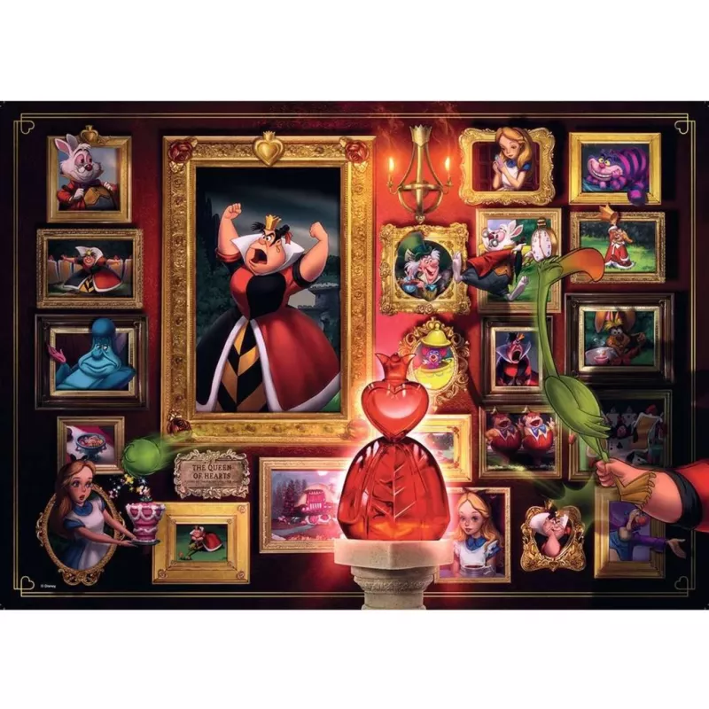 Puzzle Villainous: Queen of Hearts (1000 Pieces)