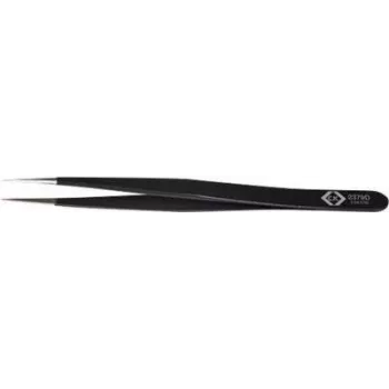 Tweezers c.k tools T2379D ESD 120mm fine tip precision stainless steel